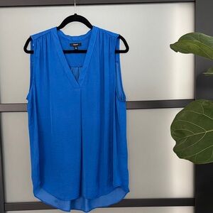 Alfani V-Neck Sleeveless Camisole in Bright Blue, like new.